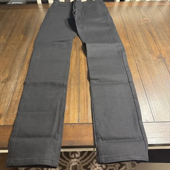 The Kooples Black Regular Fit Jeans Size 27 NWT Skull Button Stretch Denim - Picture 8 of 14